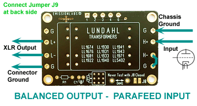 Tube Parafeed output